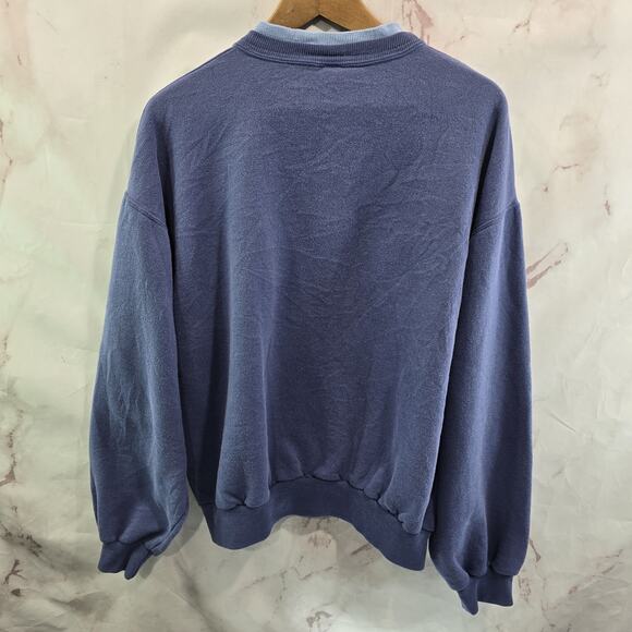 Vintage Sweatshirt Womens Large XL 90s Winter Snowman Holiday Christmas Granny - Picture 5 of 11